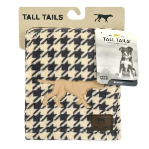 Tall Tails Houndstooth Fleece Blanket