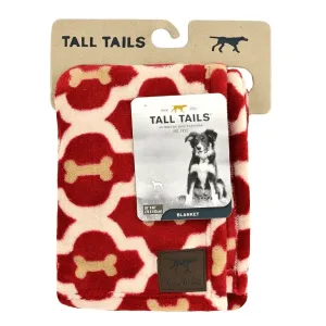 Tall Tails Red Bone Fleece Blanket