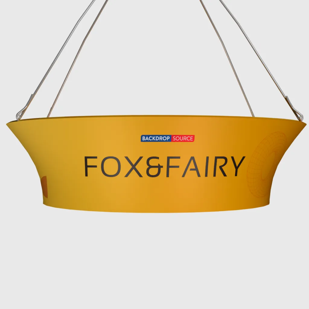 Tapered Round Hanging Display