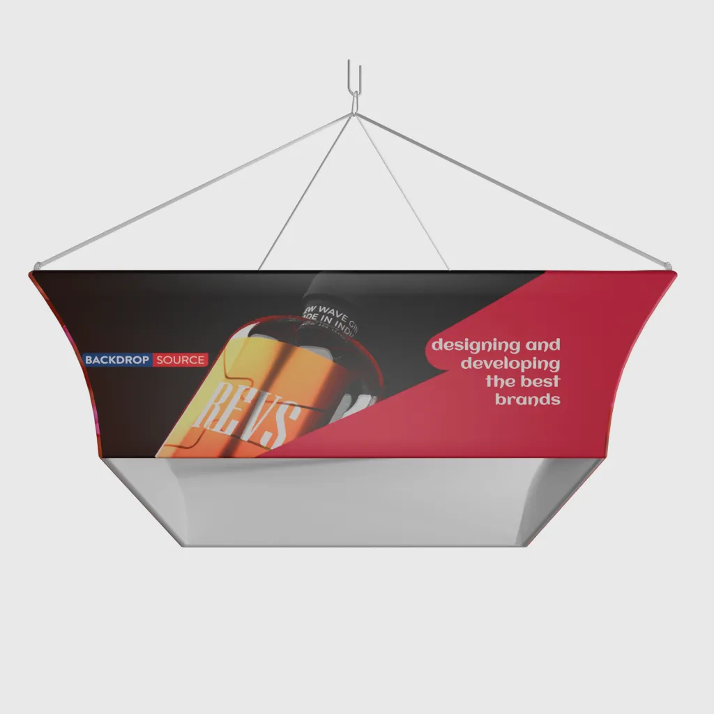 Tapered Square Hanging Display