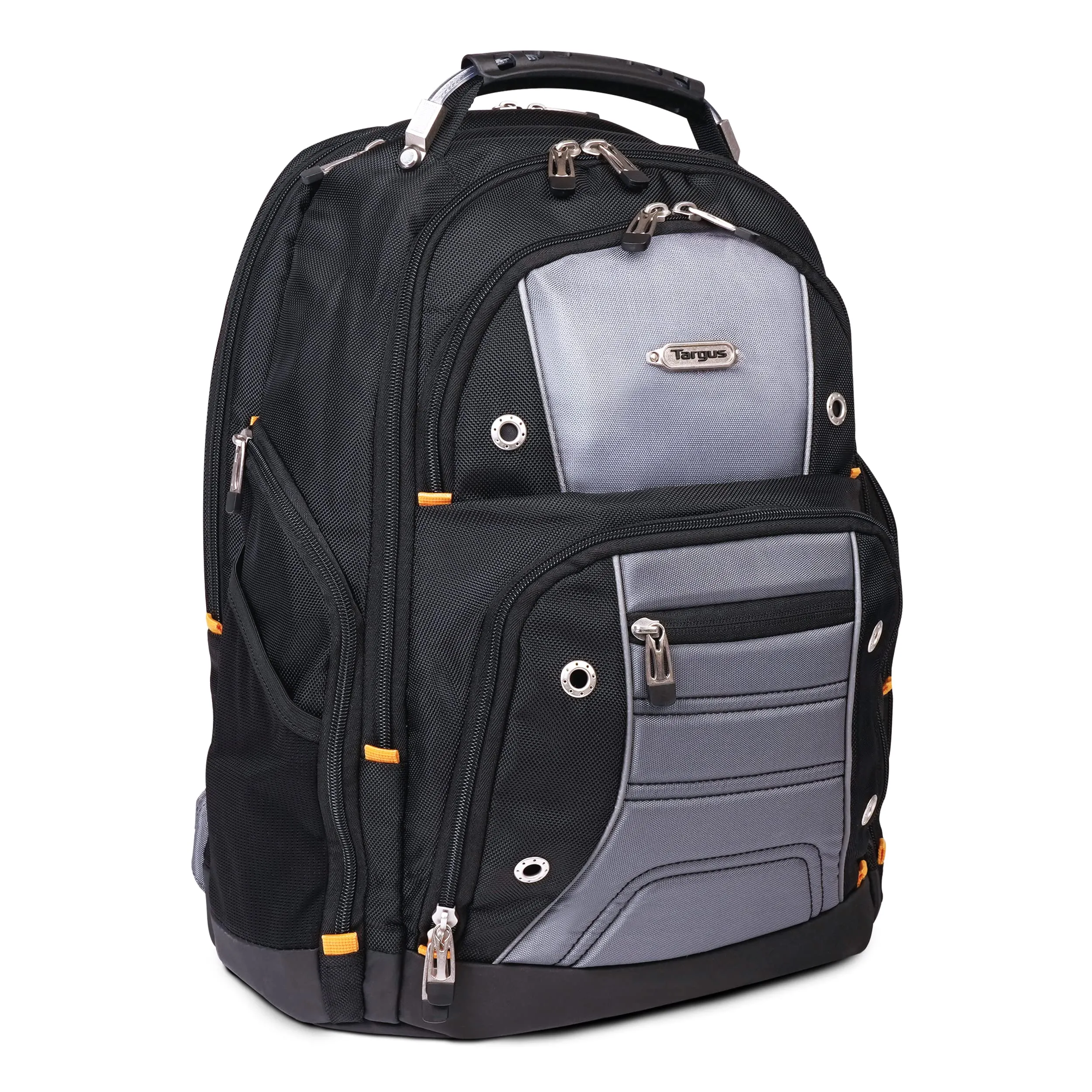 Targus Drifter II Laptop Backpack, Black/Gray - Backpack for Men, Business, Travel, Durable Water-Resistant Material Fits up to 17" Laptops (TSB239US)