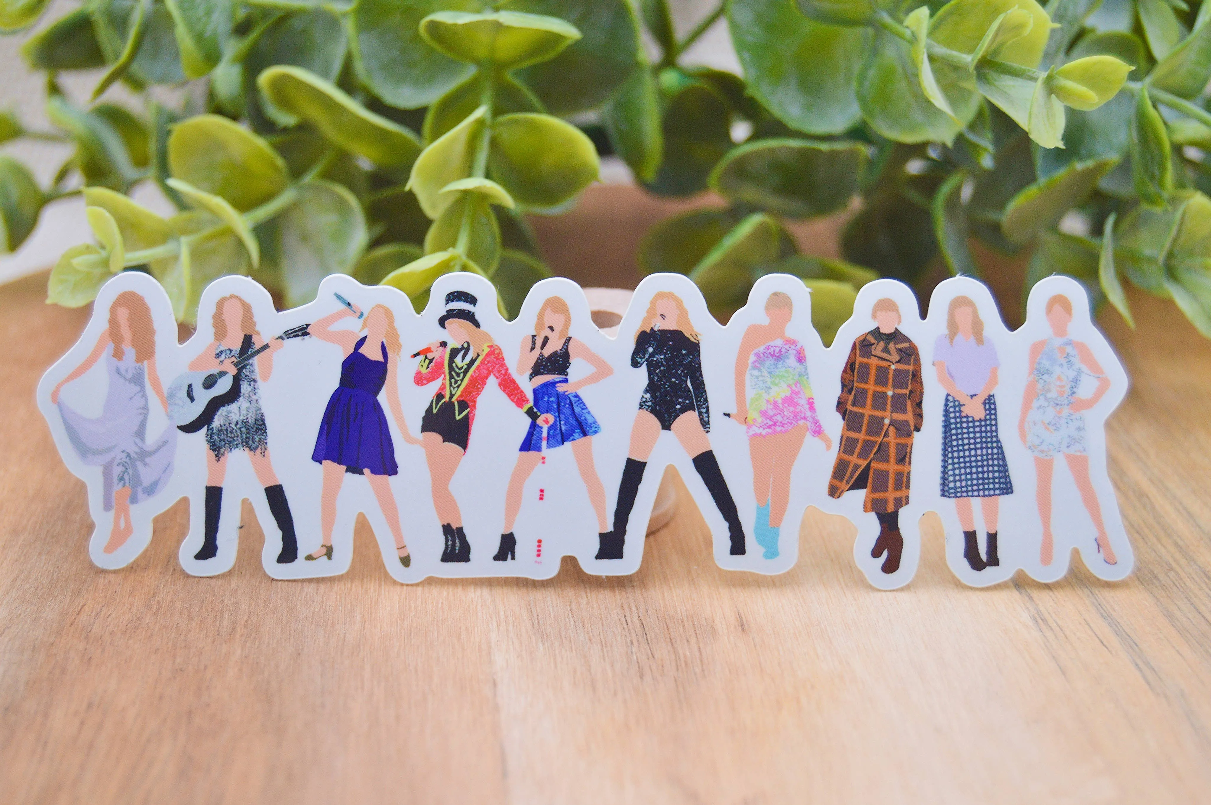 Taylor Swift Eras Waterproof Sticker