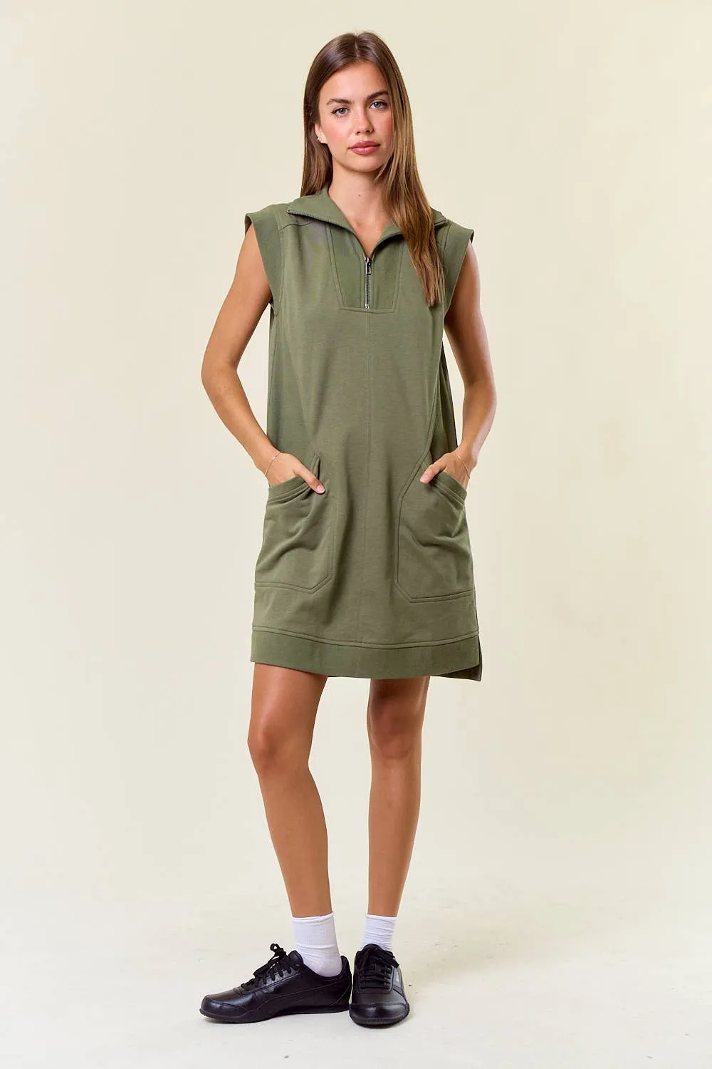 Taylor Zip Mini Dress