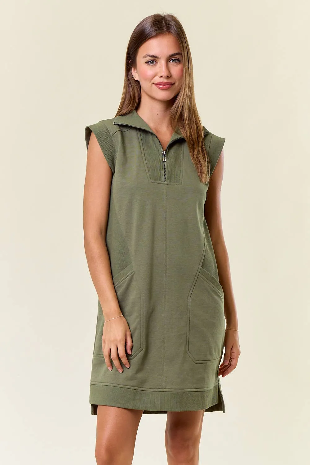 Taylor Zip Mini Dress