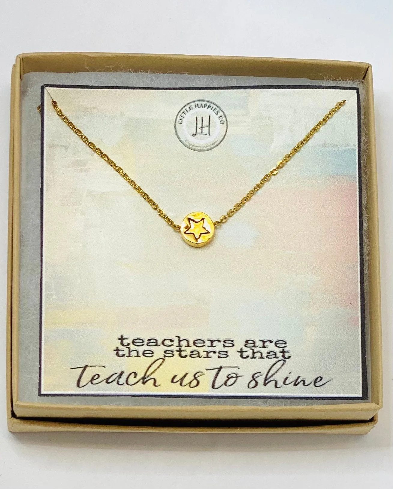 Teacher gift, Teacher appreciation, Teacher gifts, gift from student, end of year gift for teacher, inexpensive teacher gift, necklace, gift
