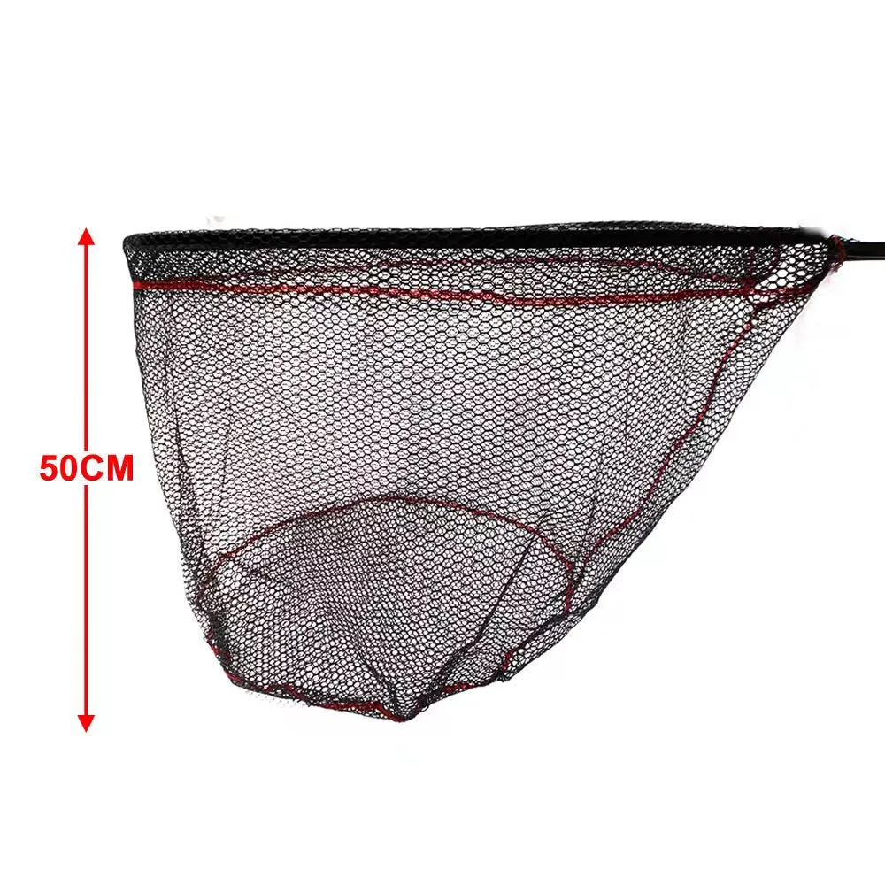 Telescopic Mesh Fish Landing Net Pole Handle Fishing Tackle
