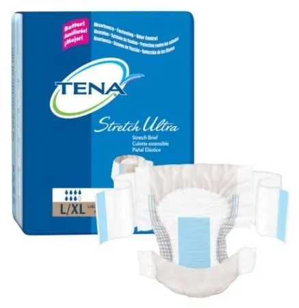 Tena Stretch Ultra Briefs Large/X-Large - 2 Packs of 36 (72 total) 67803