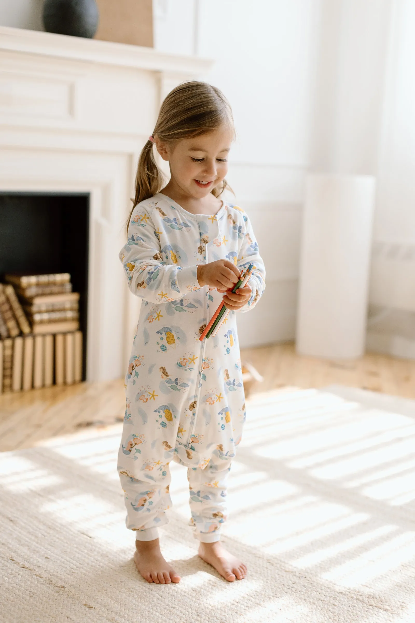 TENCEL™ Sleepsuit 1.0 TOG - Mermaids