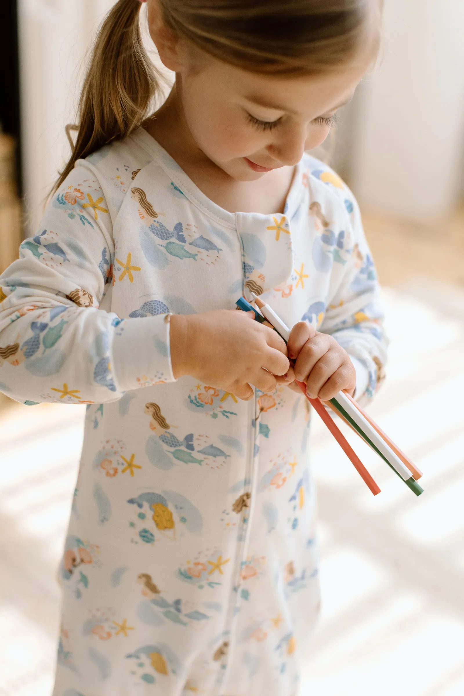 TENCEL™ Sleepsuit 1.0 TOG - Mermaids