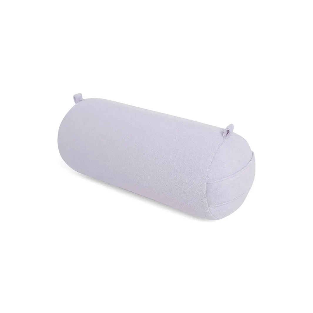 Terry Towelling Inflatable Beach Pillow - Purple Heather