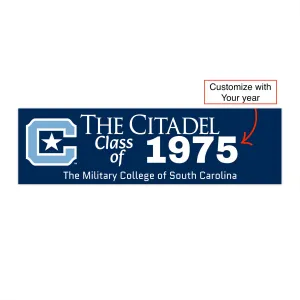 The Citadel, C Star, Customized, Class of (Your year) Bumper Sticker