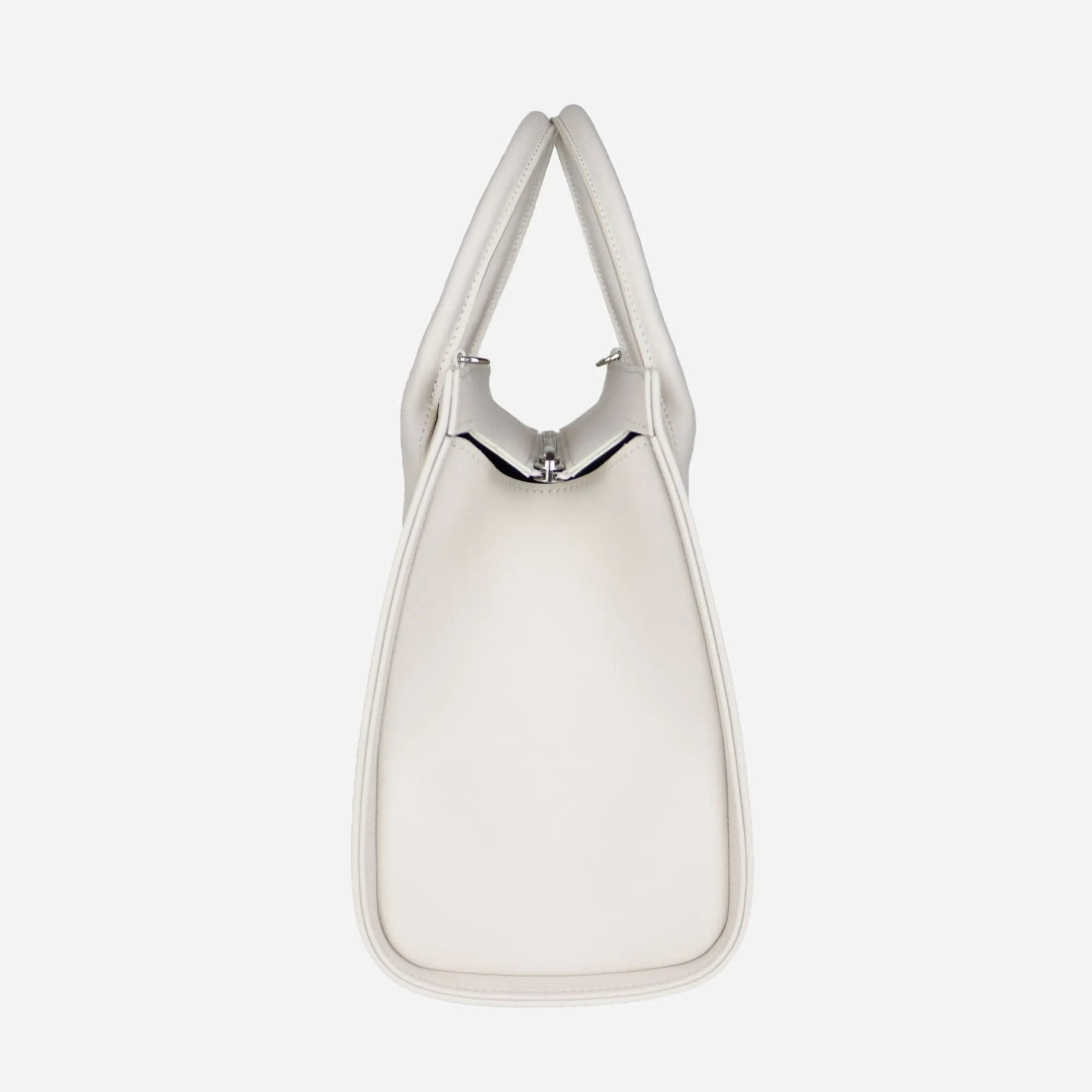 The L Vegan Grape Leather Tote Bag | Cream