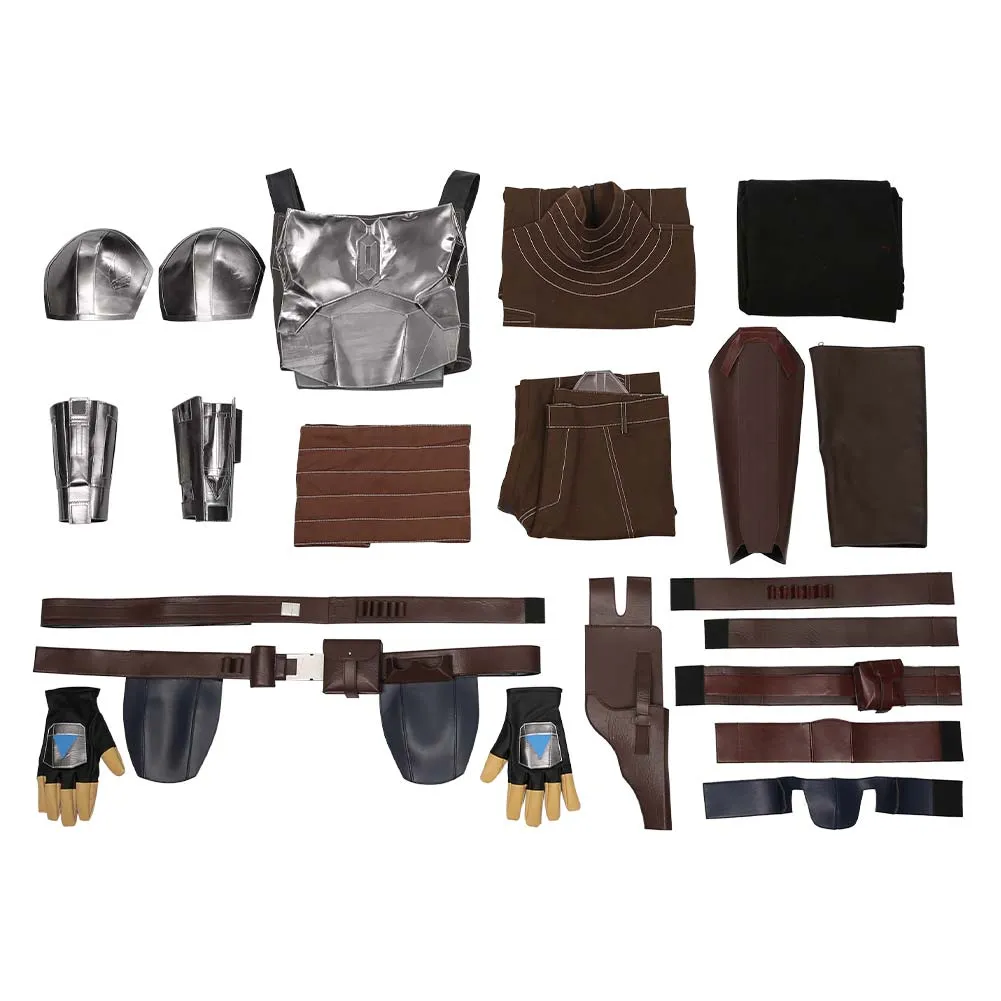 The Mando Season 2 Din Djarin Dress Outfits  Cosplay Costume Halloween Carnival Suit