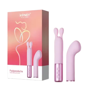 THE NAUGHTY COLLECTION Interchangeable Heads Vibrator Pink