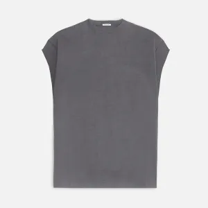 The Sleeveless Tee //  Morning Grey // Hand-Dyed Exclusive