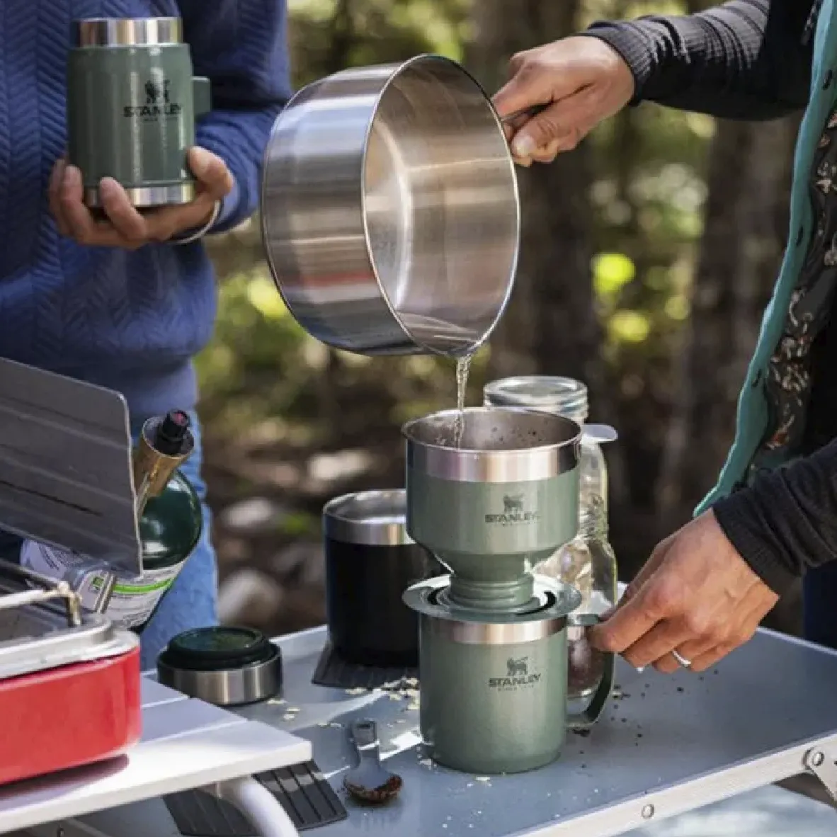 The Stay-Hot Camp Mug 350ml - Hammertone Green