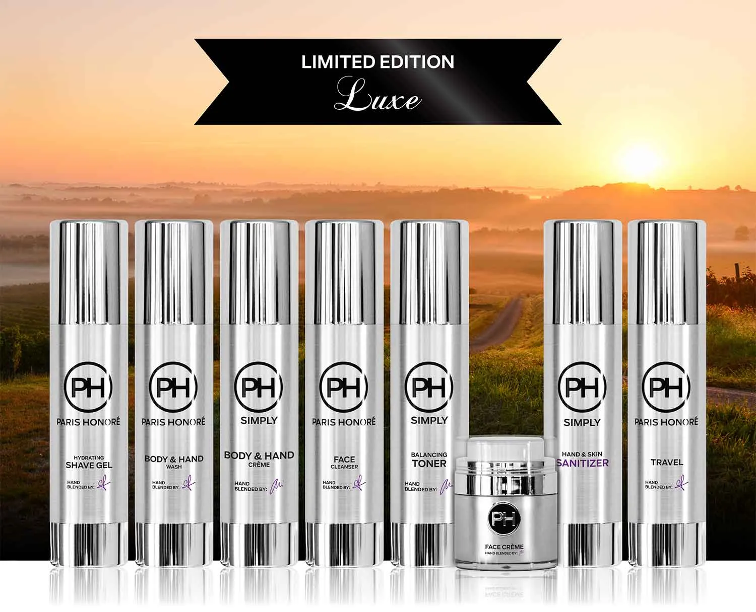 The Ultimate Skincare Set in CAMPAGNE FRANÇAISE (citrus blossoms   golden tea) a Limited Edition Luxe Essential Note