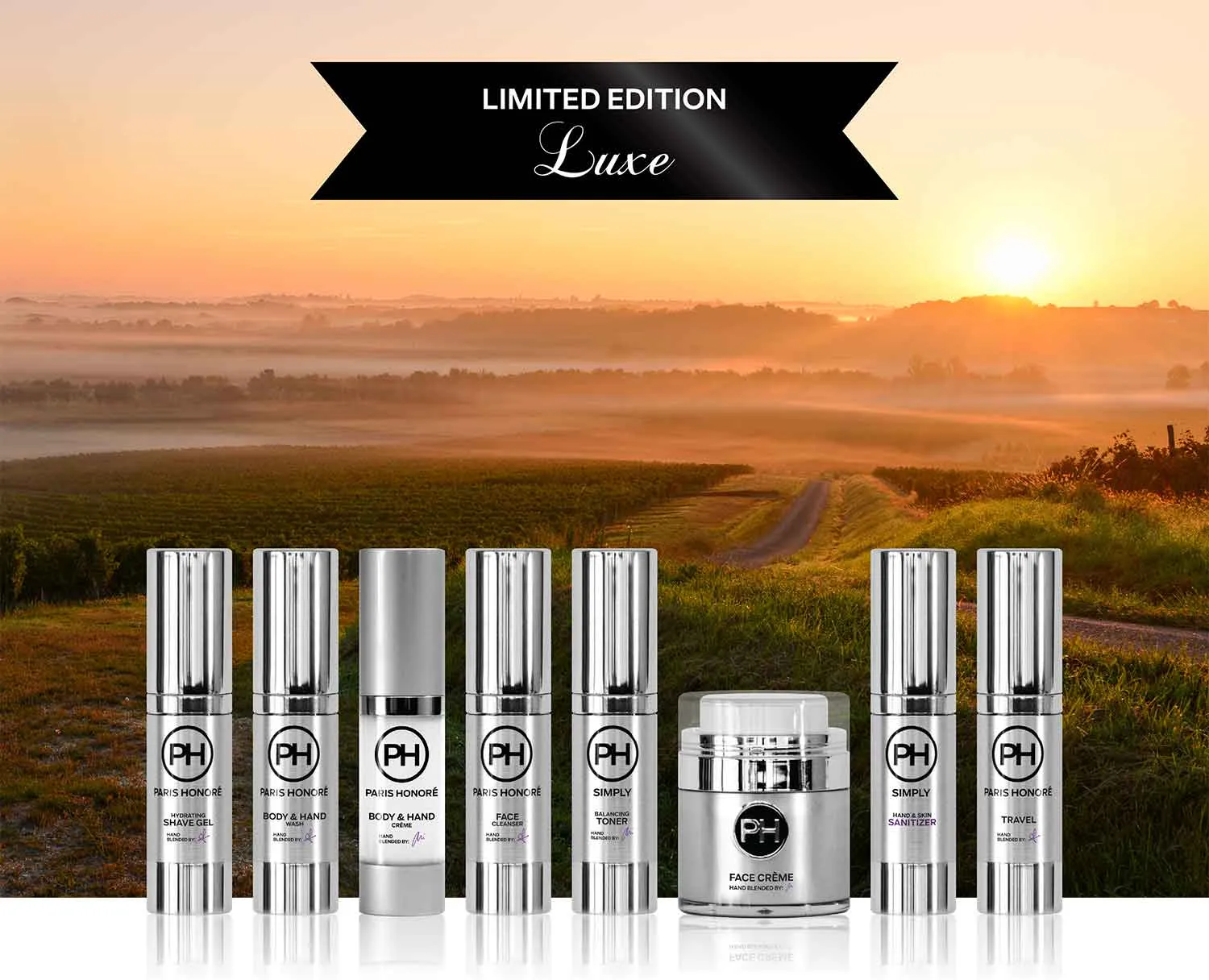 The Ultimate Skincare Set in CAMPAGNE FRANÇAISE (citrus blossoms   golden tea) a Limited Edition Luxe Essential Note