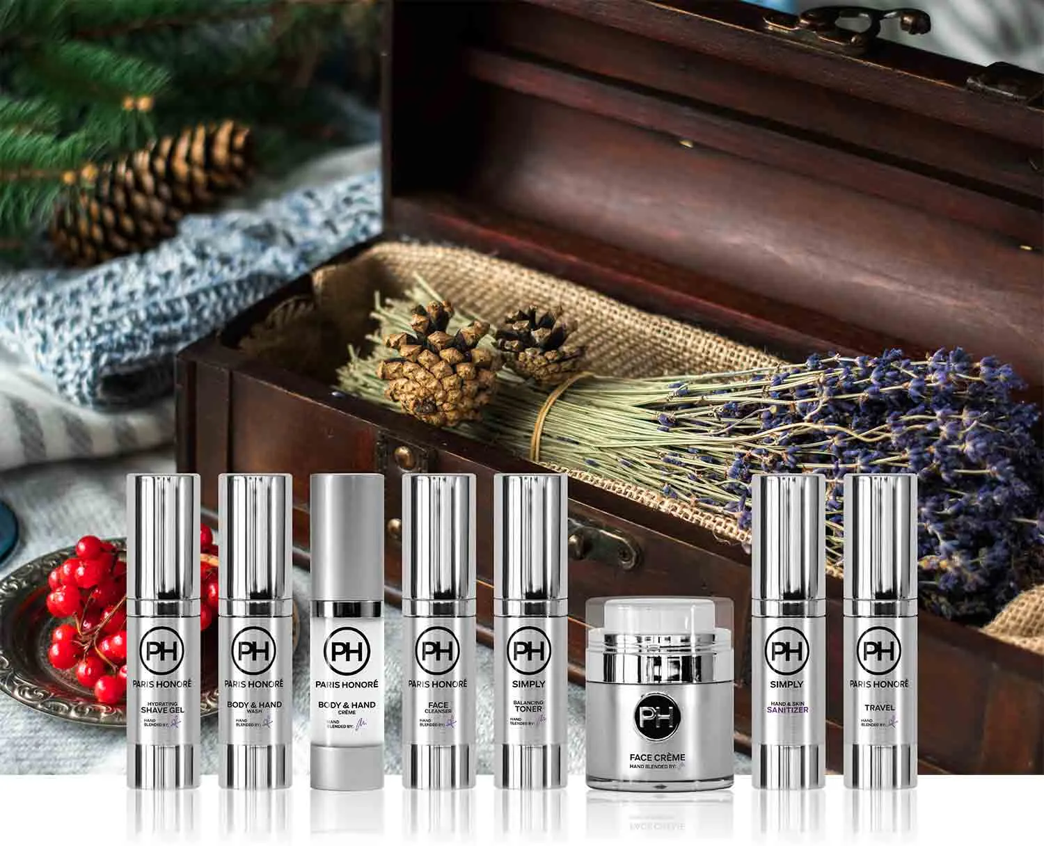 The Ultimate Skincare Set in HOLIDAY LAVENDER (French lavender   woodsy pine)