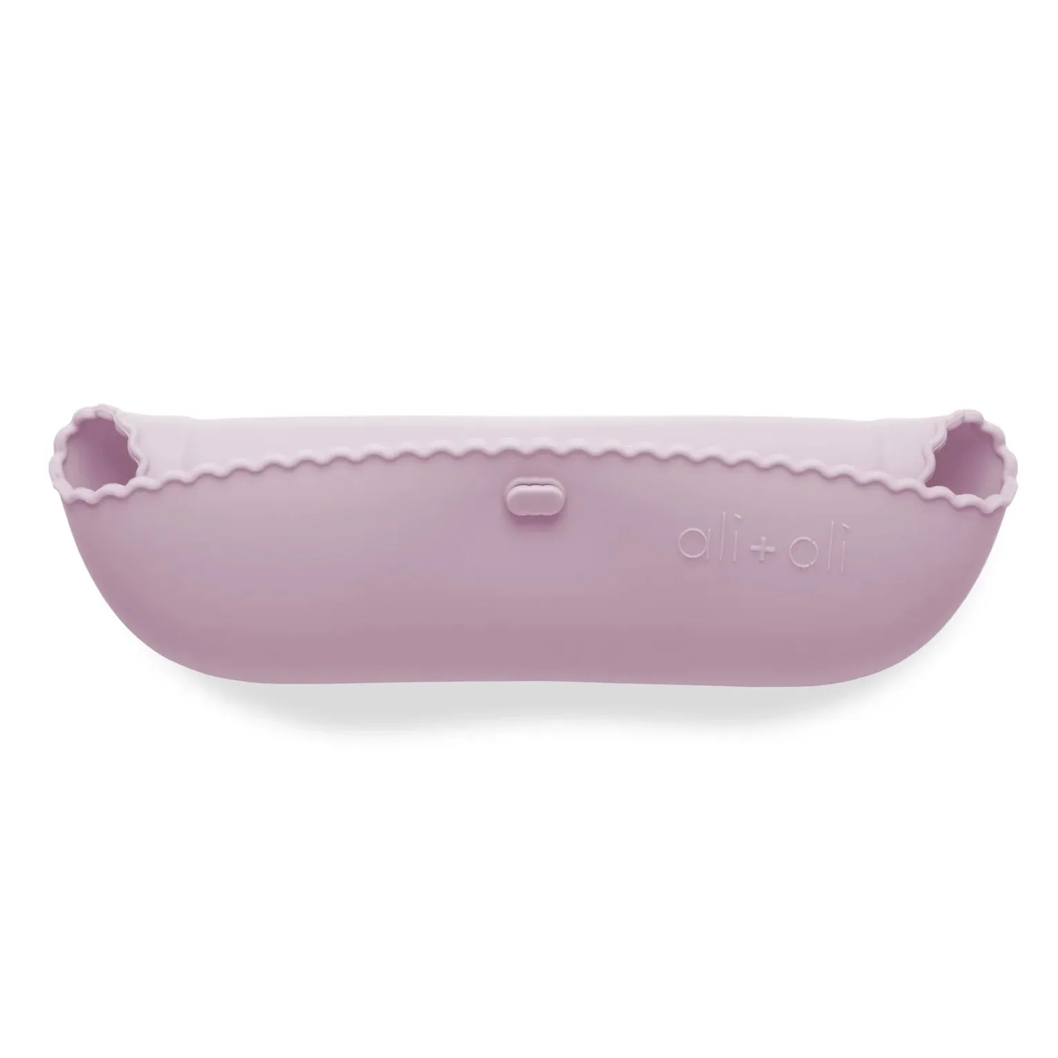 The Wavy Edge Silicone Roll-Up Bib - Various Colours