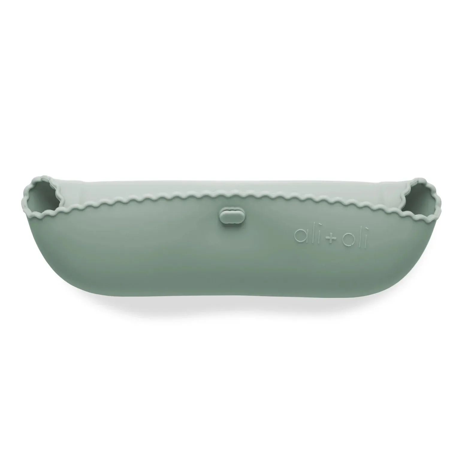 The Wavy Edge Silicone Roll-Up Bib - Various Colours