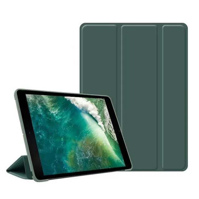 Three-fold Cover for iPad Air 2 Case for iPad Air 1/2/3 Pro10.5 Mini 1/2/3/4/5 7th Gen 10.2
