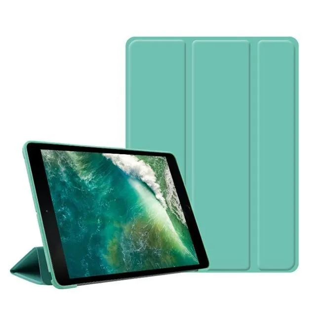 Three-fold Cover for iPad Air 2 Case for iPad Air 1/2/3 Pro10.5 Mini 1/2/3/4/5 7th Gen 10.2