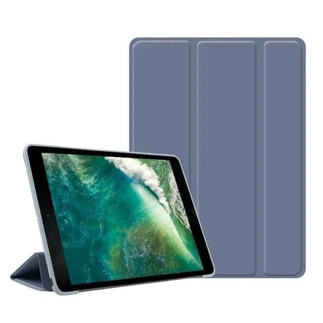 Three-fold Cover for iPad Air 2 Case for iPad Air 1/2/3 Pro10.5 Mini 1/2/3/4/5 7th Gen 10.2