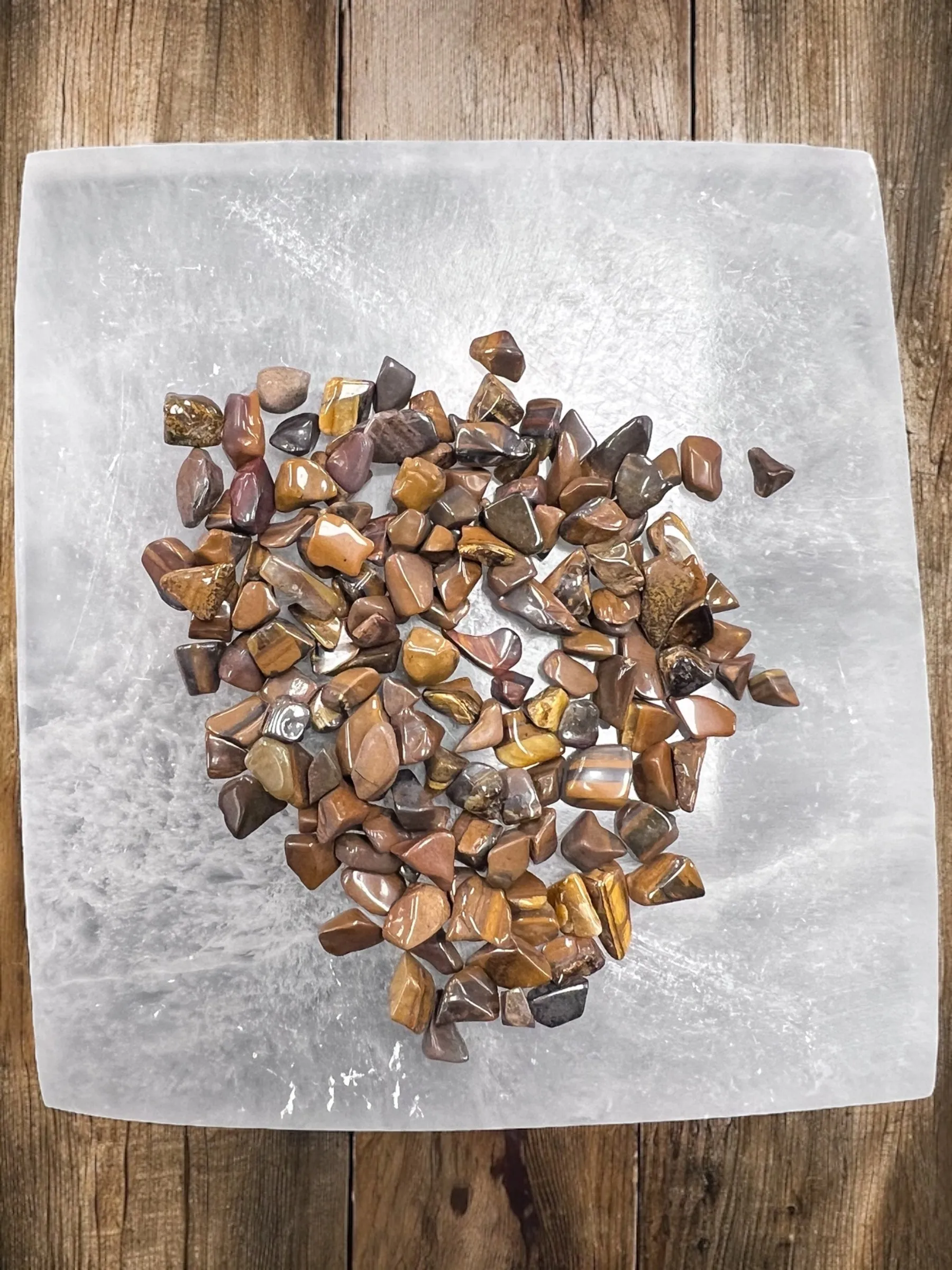 Tigers Eye Gemstone Chips