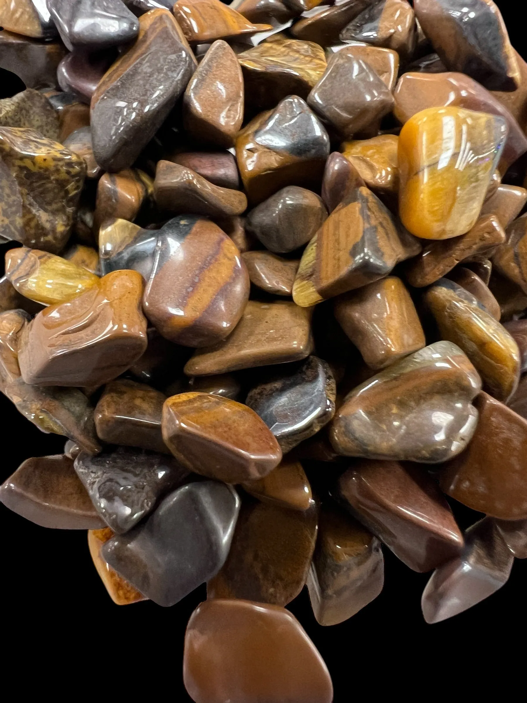 Tigers Eye Gemstone Chips