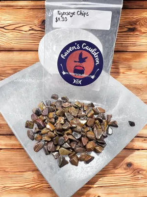 Tigers Eye Gemstone Chips