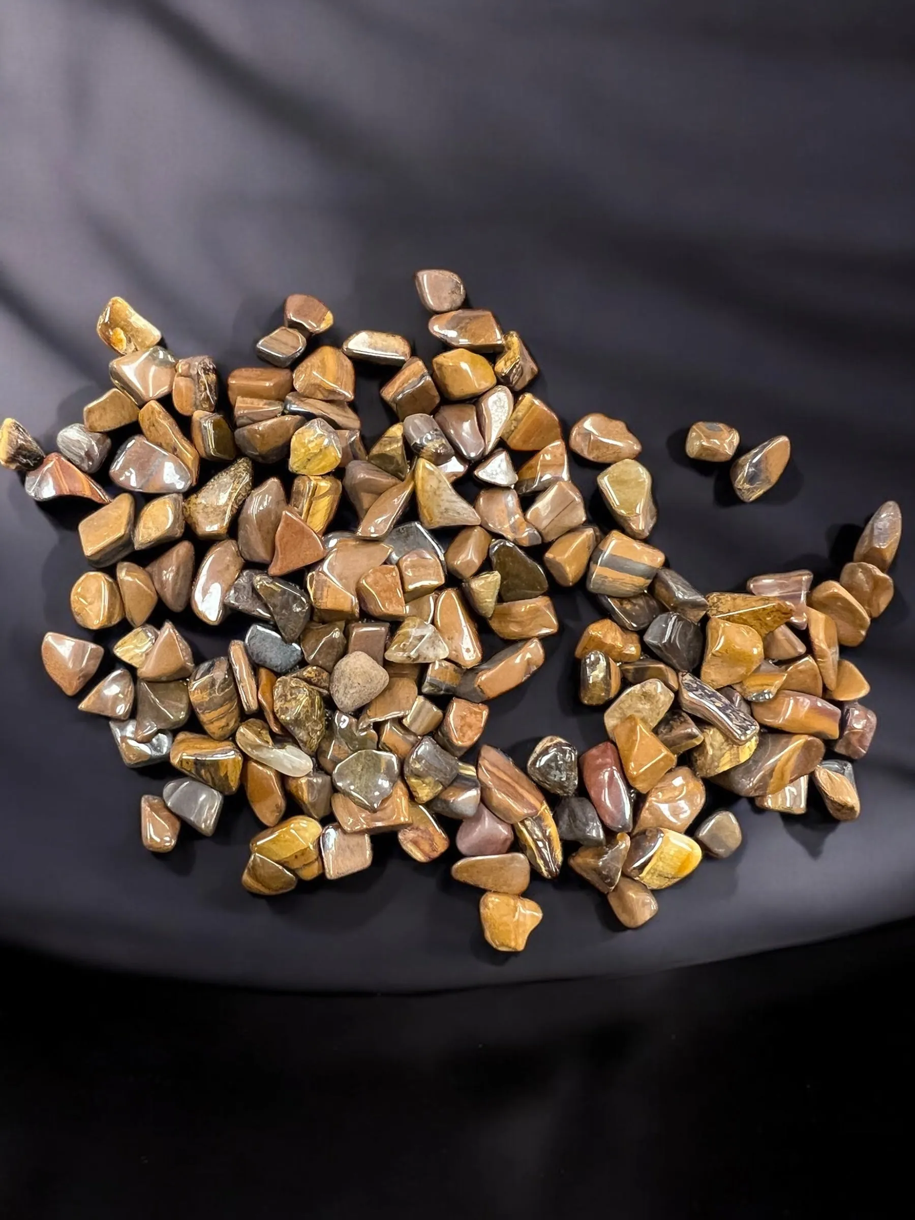 Tigers Eye Gemstone Chips