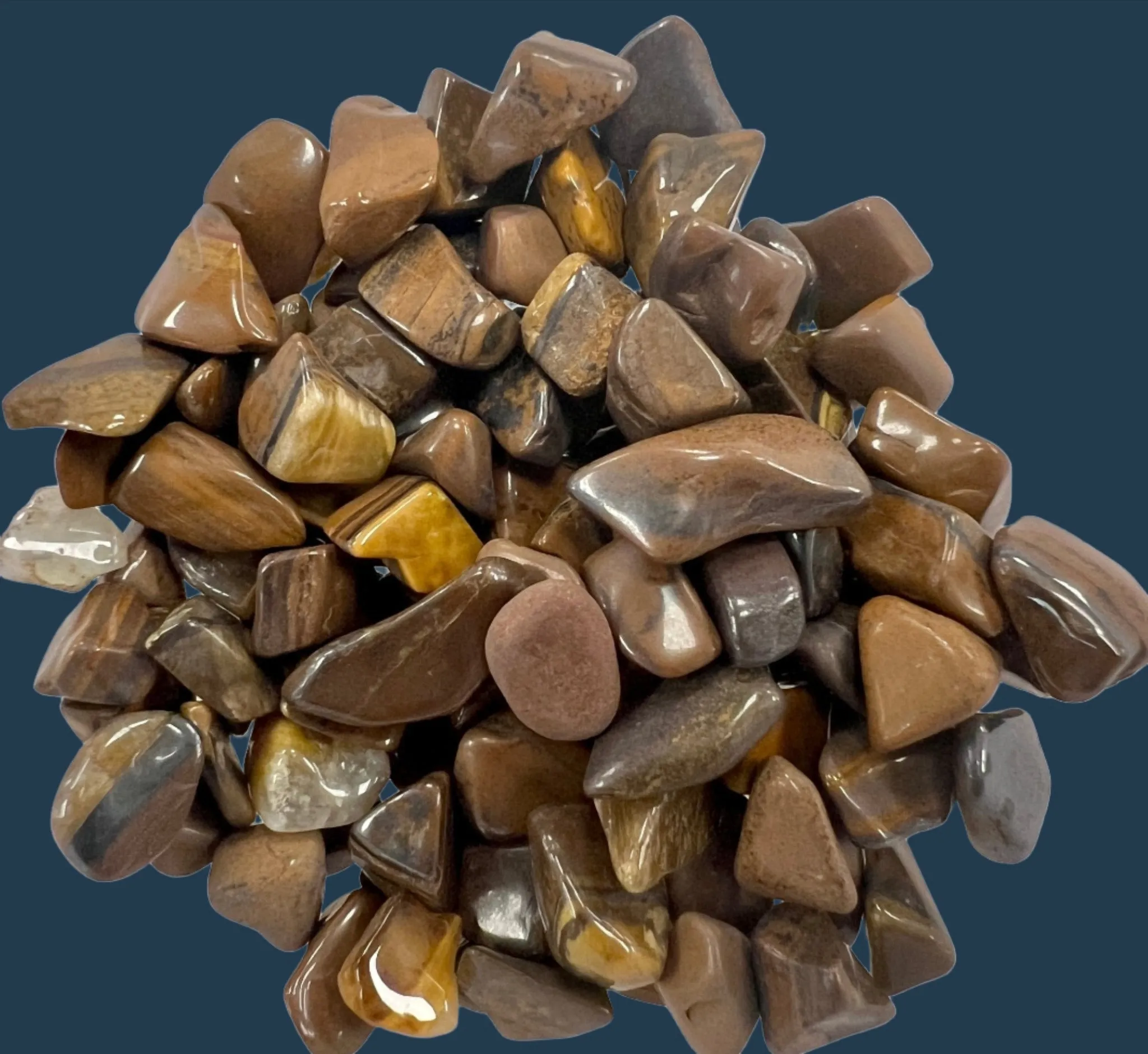 Tigers Eye Gemstone Chips
