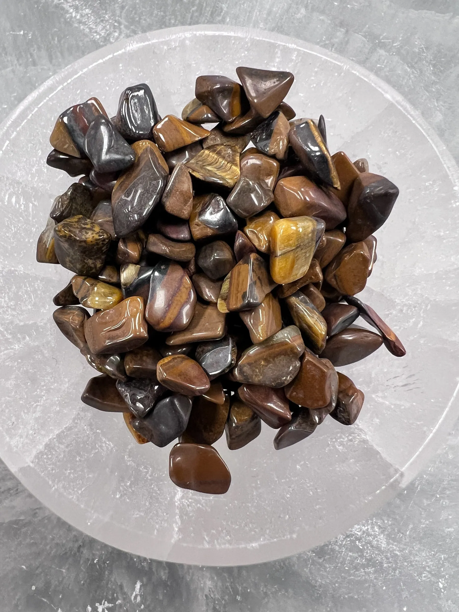 Tigers Eye Gemstone Chips