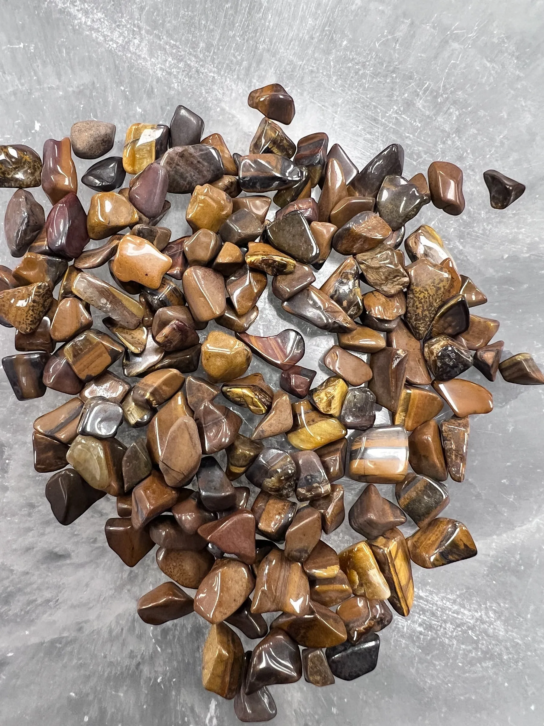 Tigers Eye Gemstone Chips