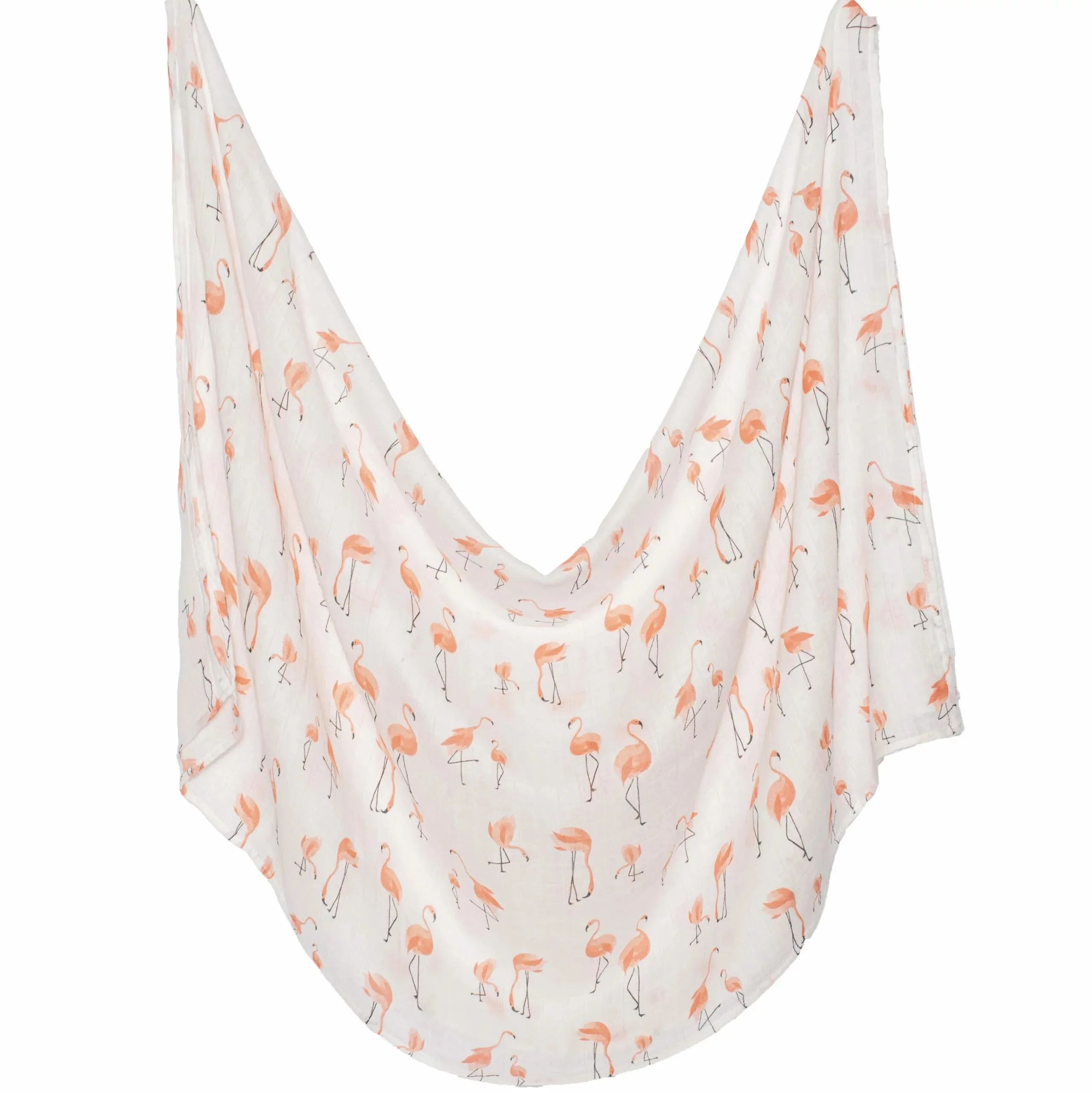 Tinker Tot Baby - Bamboo Cotton Swaddle –  Family of Flamingos