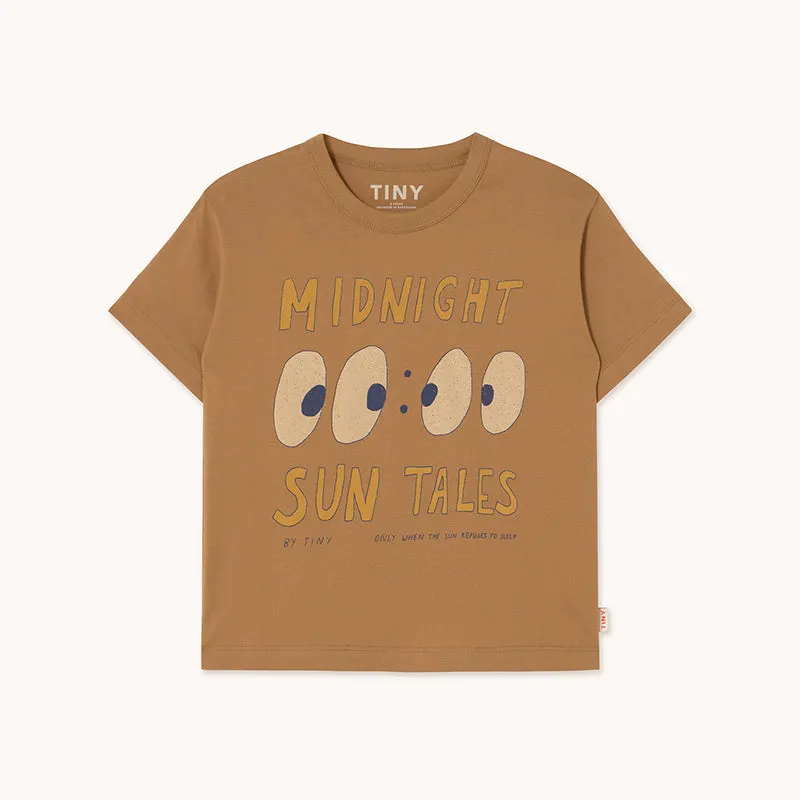 Tiny Cottons - Midnight graphic T-shirt - brown