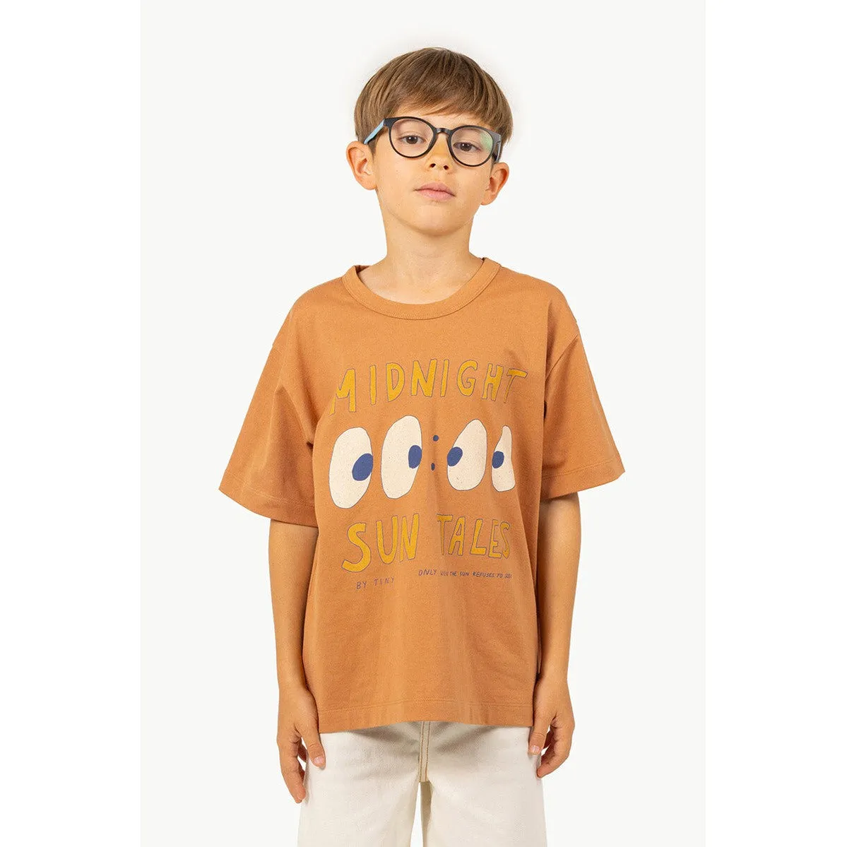 Tiny Cottons - Midnight graphic T-shirt - brown