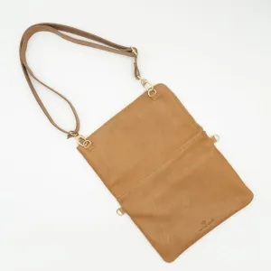 Toffee Convertible Laptop Bag (w Gold Fittings)