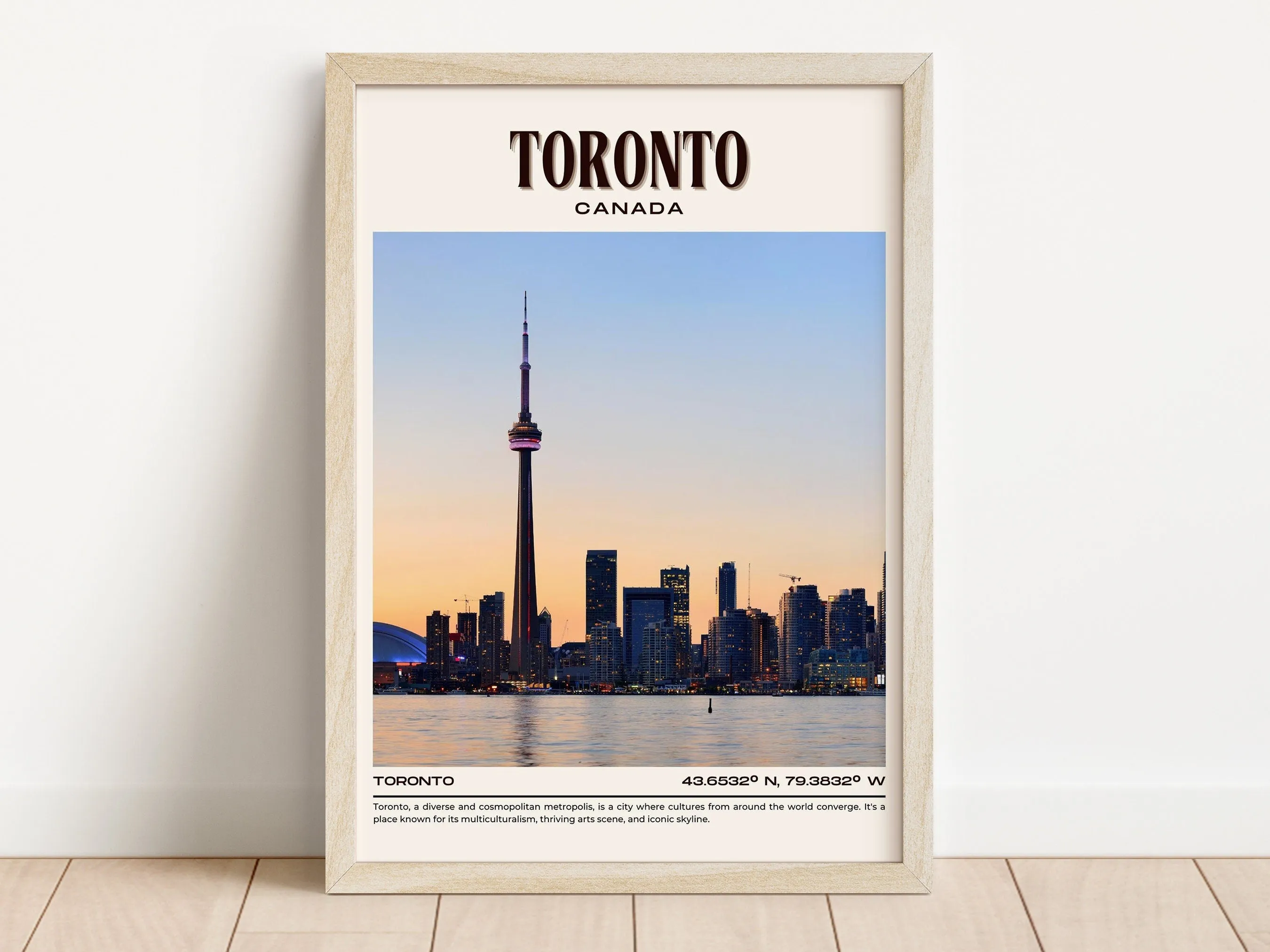 Toronto Vintage Wall Art, Canada