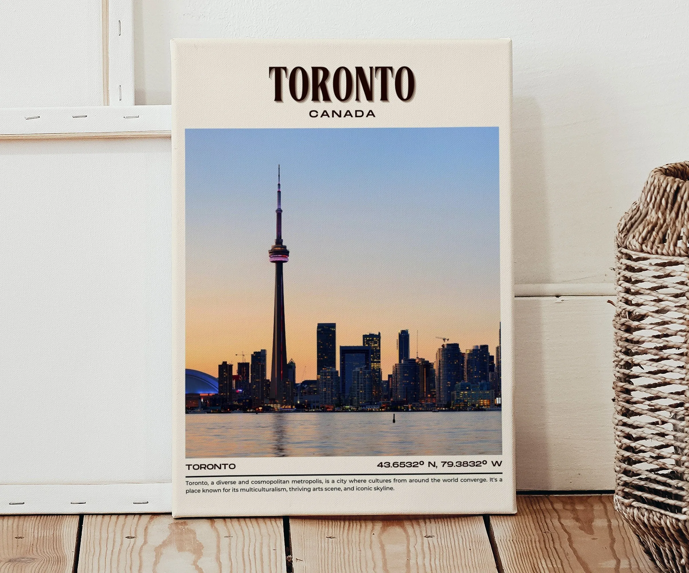 Toronto Vintage Wall Art, Canada