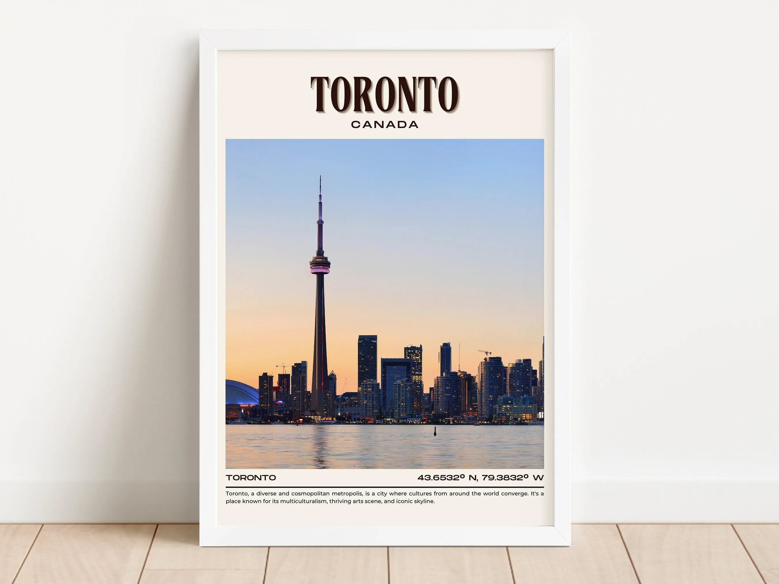 Toronto Vintage Wall Art, Canada