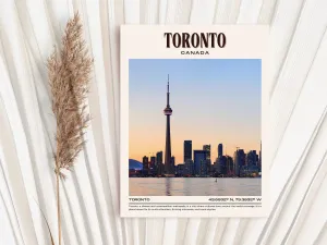 Toronto Vintage Wall Art, Canada