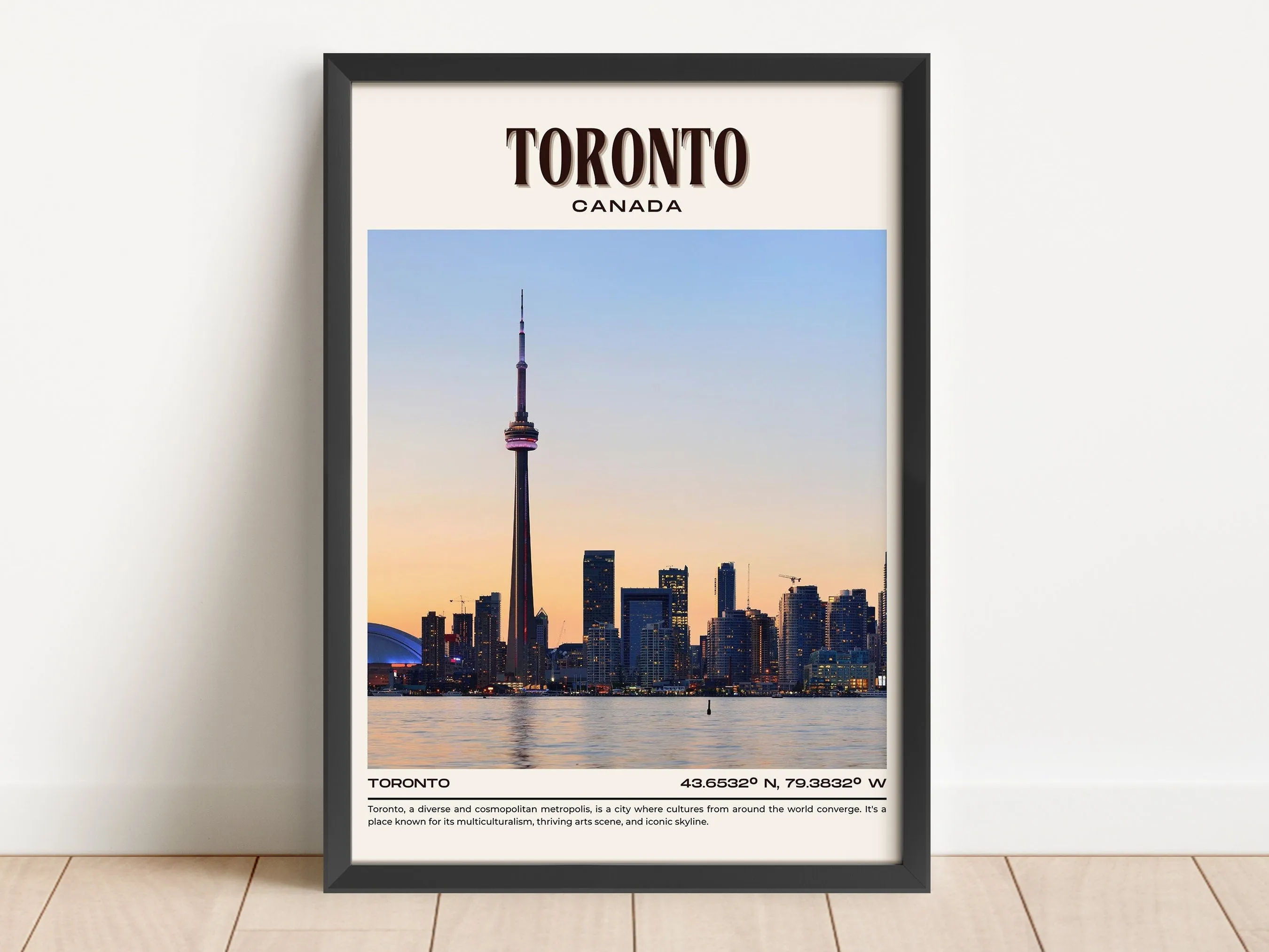 Toronto Vintage Wall Art, Canada