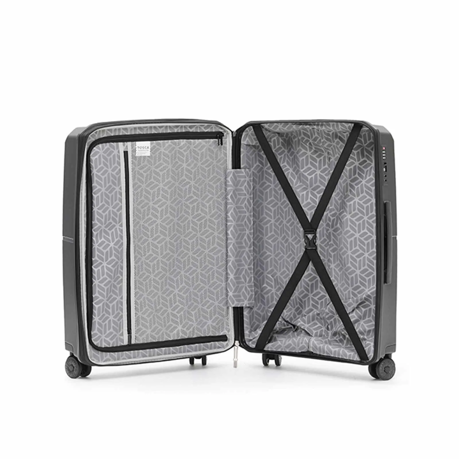 Tosca Globetrotter 29 Inch Large Suitcase Black