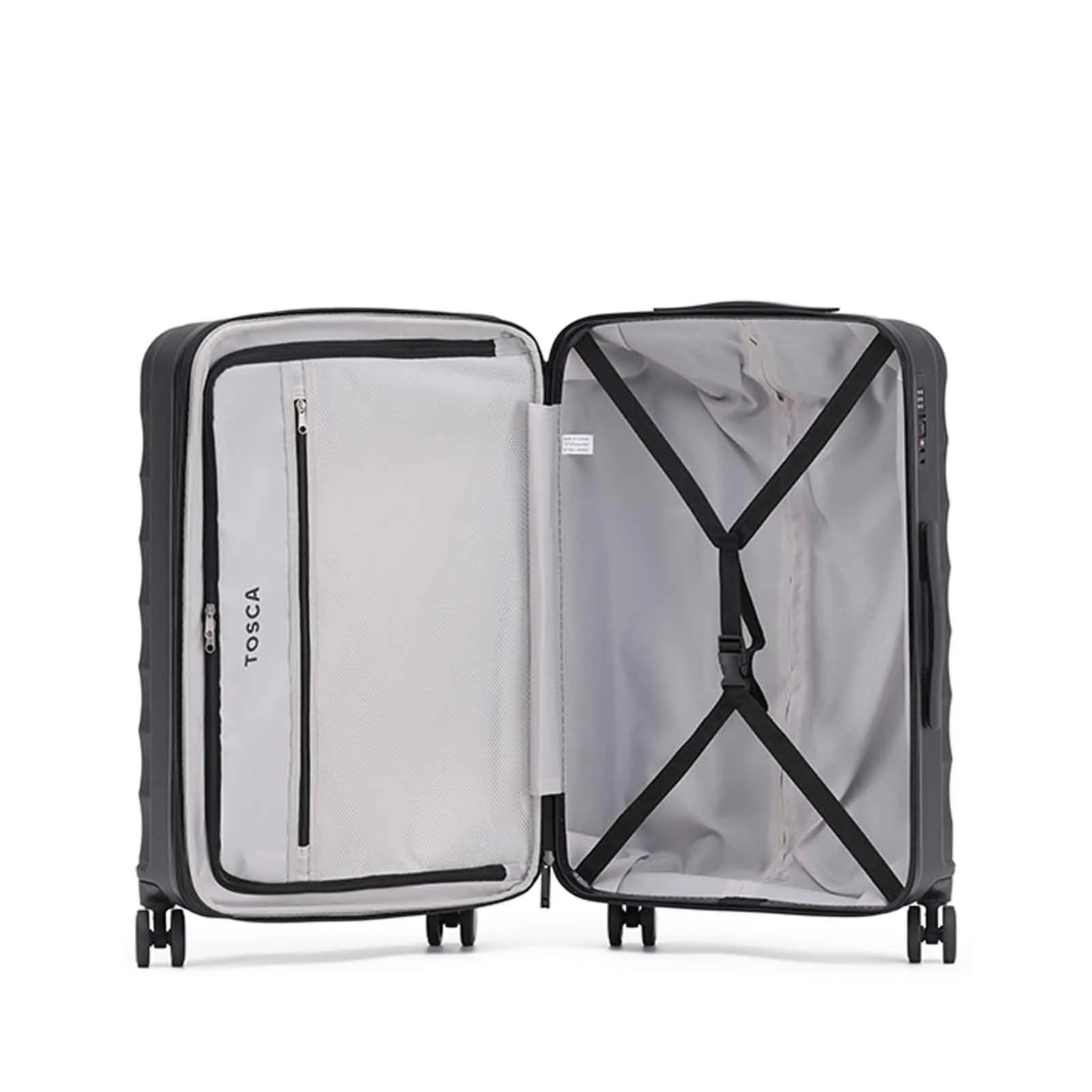 Tosca Interstellar 4W 67cm Medium Suitcase Black