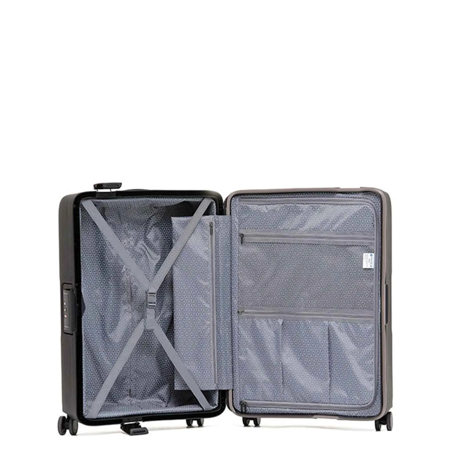 Tosca Knox 4 Wheel 77cm Large Suitcase Black