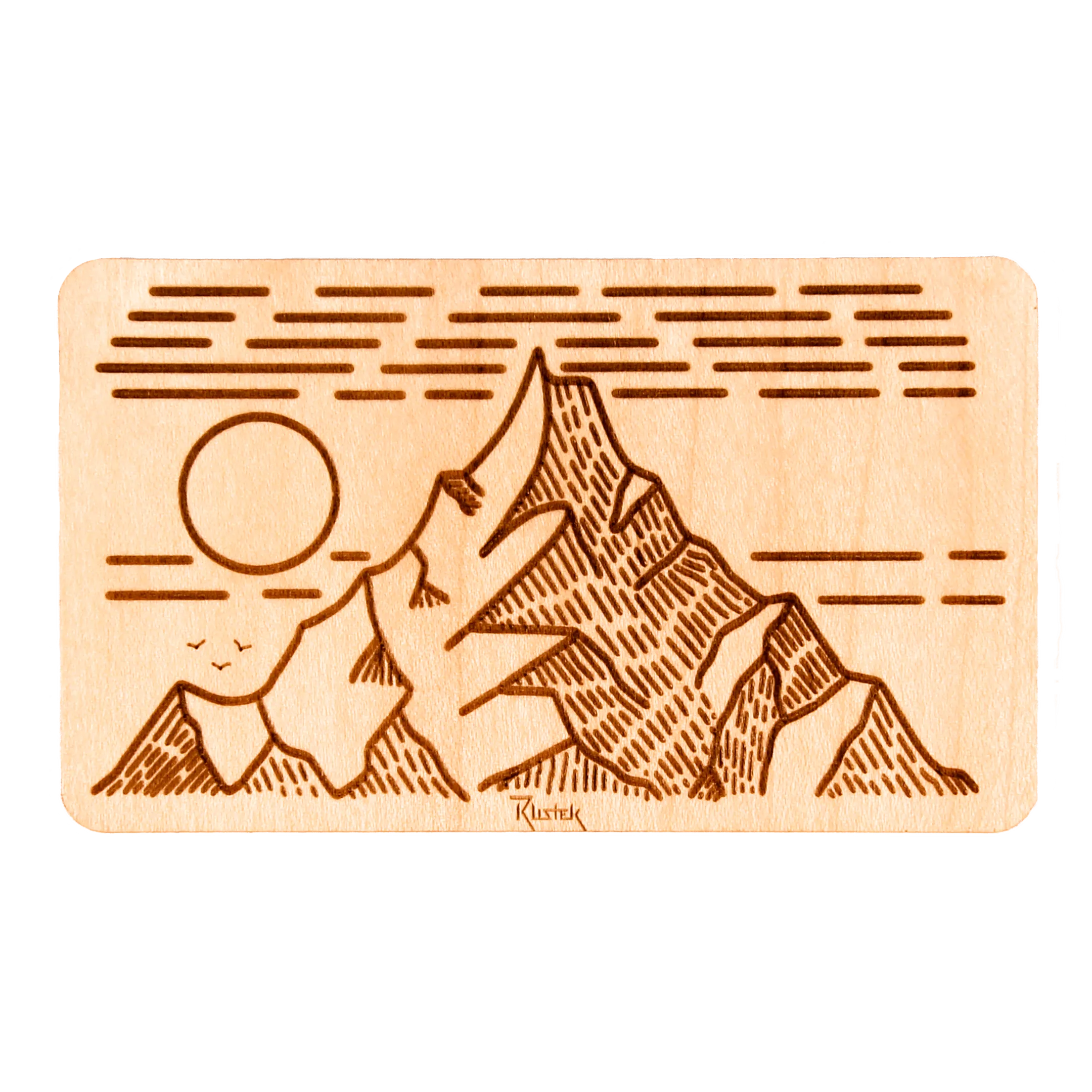 Touch the Sky Wood Sticker