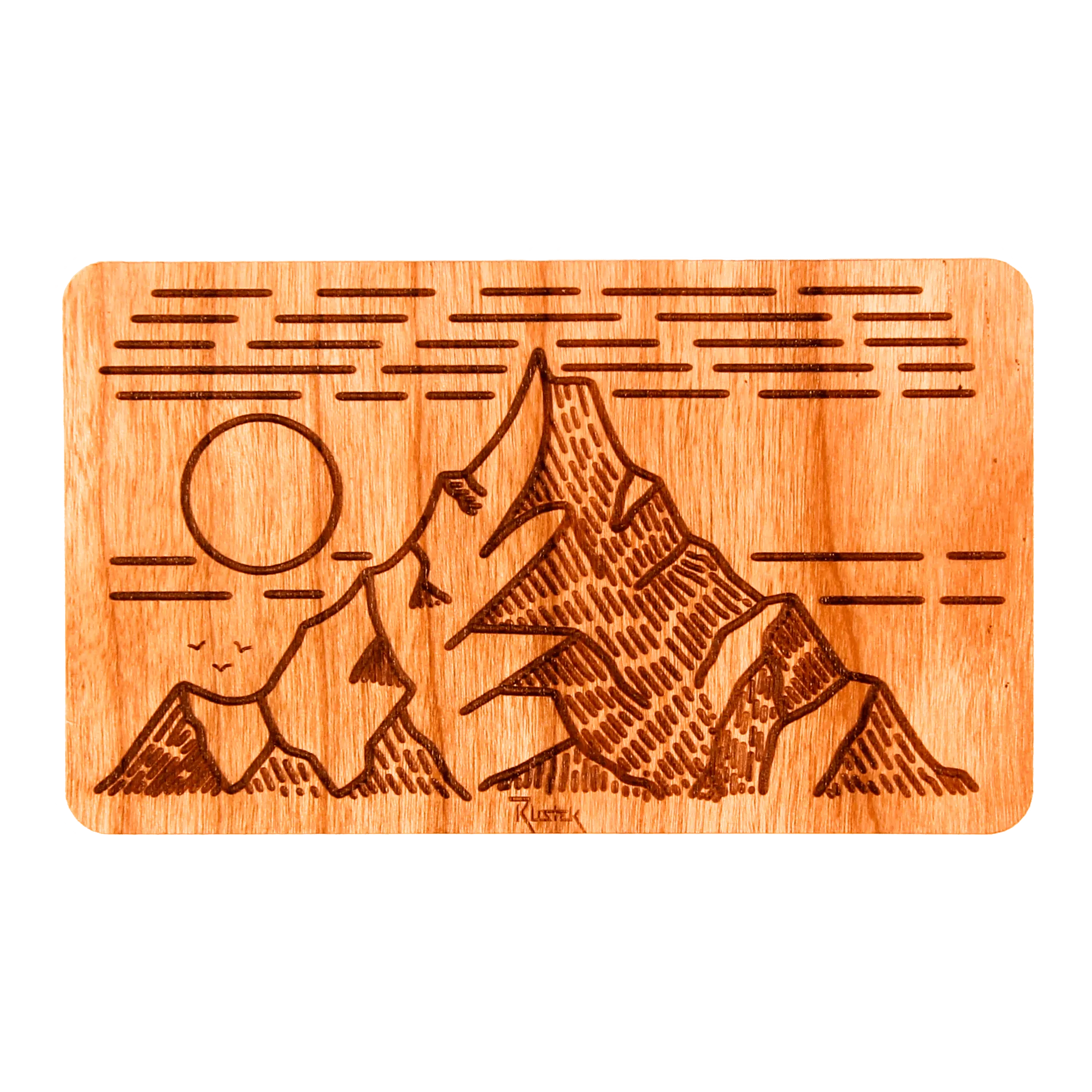 Touch the Sky Wood Sticker