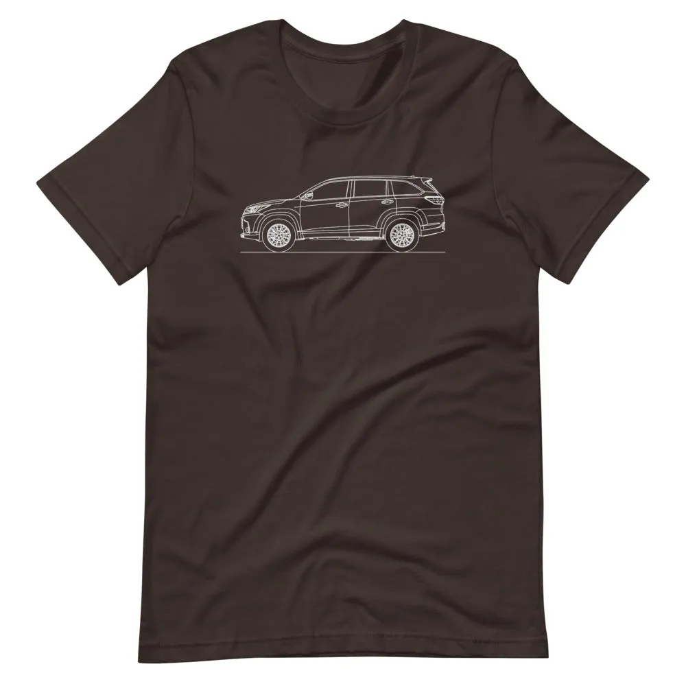 Toyota Highlander XU50 silhouette T-shirt